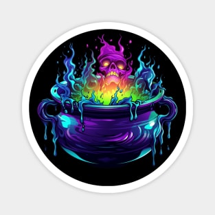 Witches Brew Cauldron Magnet